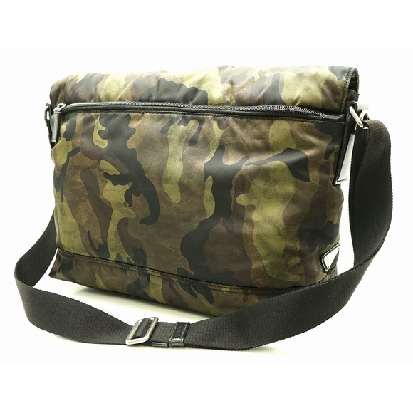 Prada Bag Nylon Camouflage Messenger Crossbody - Picture 1 of 9